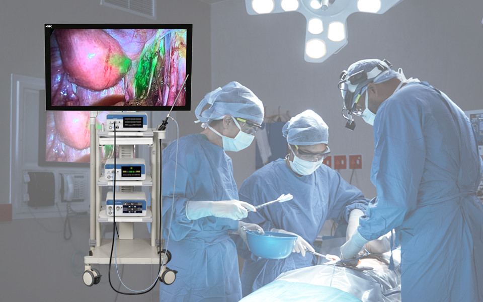 Últimas notícias da empresa sobre Cirurgia revolucionária: o poder da endoscopia de fluorescência 4K para aumentar a precisão e a segurança
