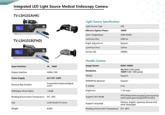 comprar 4K Endoscope Camera with HDMI/SDI Output One-touch Freeze and Dual USB Ports for Medical Endoscope Imaging System fabricação em linha