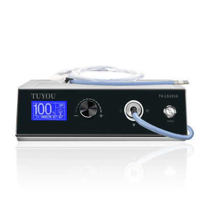 120W Endoscopia Cirurgia LED Fonte de luz fria médica com cabo de fibra óptica de endoscópio