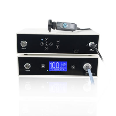 China Fabricante 100 watts Fonte de luz LED a frio Full HD ENT Endoscópio Sistema de câmera para cirurgia endoscópica rígida