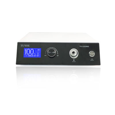 220V TUYOU Endoscopia Cirurgia LED Fonte de luz fria médica com intensidade ajustável e cabo de fibra óptica endoscópico
