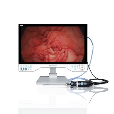 Câmera de endoscopia 4K avançada de 24 polegadas com fonte de luz integrada e ecrã para sistema laparoscópico