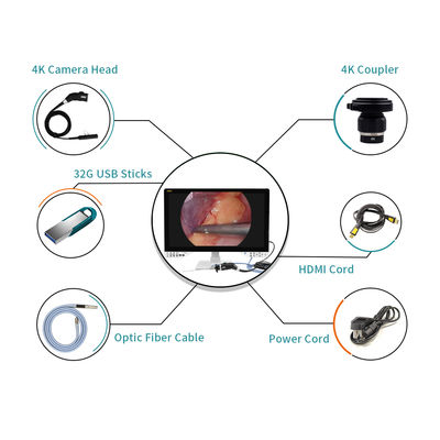 TUYOU 27LSD1A 4K 27 Inch Endoscope Câmera com 8 horas de duração da bateria IPX8 impermeável e 2 anos de garantia para ENT Laparoscopia Histeroscopia Urologia