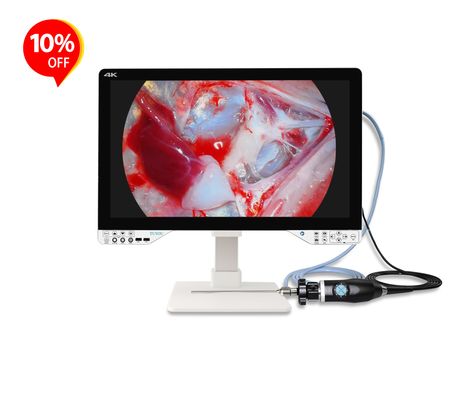 Sistema de câmera para endoscopia tudo-em-um de 27 polegadas com 100W de potência óptica efetiva para cirurgia de otorrinolaringologia e urologia laparoscópica